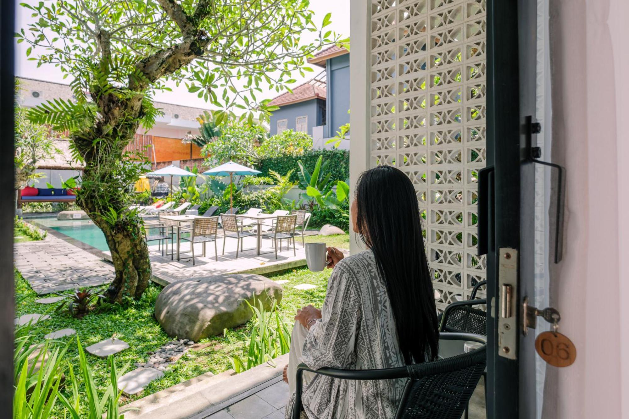 Chandi Hotel Ubud Экстерьер фото